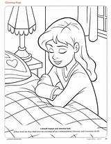Lds Praying Bedtime Prayerful Wakes Salvato sketch template