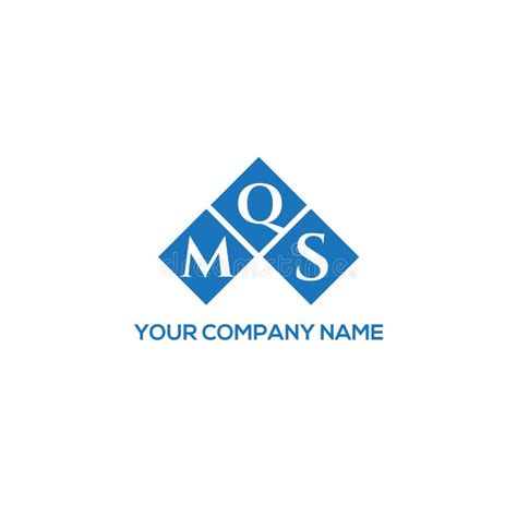mqs letter logo design  white background mqs creative initials