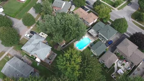aerial shot  residential neighborhood stock video motion array