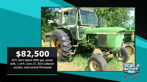 machinery pete  auction sale price highlights july  youtube