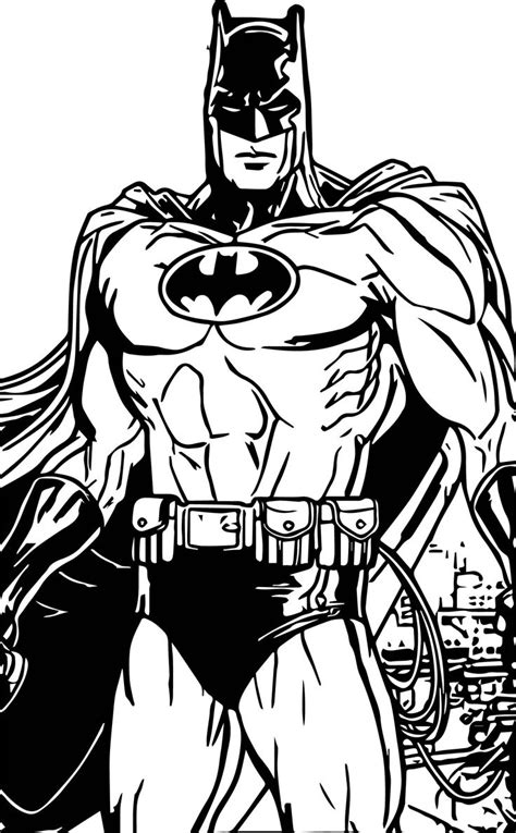 awesome superhero batman coloring page batman coloring pages