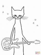 Pete Cat Coloring Pages Printable Christmas Color Clipart Print Printables Sheet Dot Kids Characters Popular sketch template