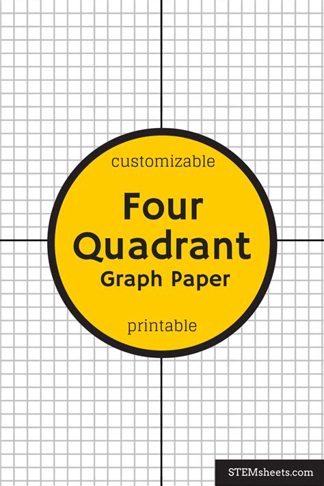 quadrant graph paper graph paper printable graph paper graphing