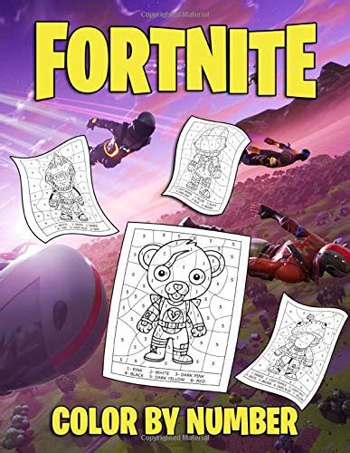 fortnite color  number perfect color  number coloring book