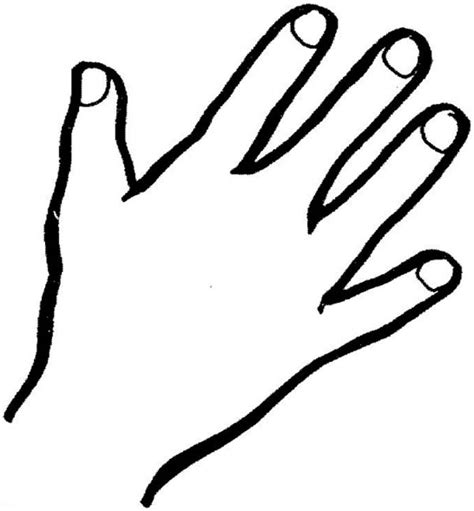 hand outline    clipartmag