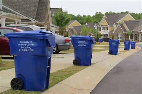 urban curbside weekly collection orange county nc