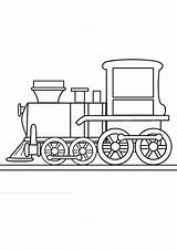 Coloring Pages Train Printable sketch template