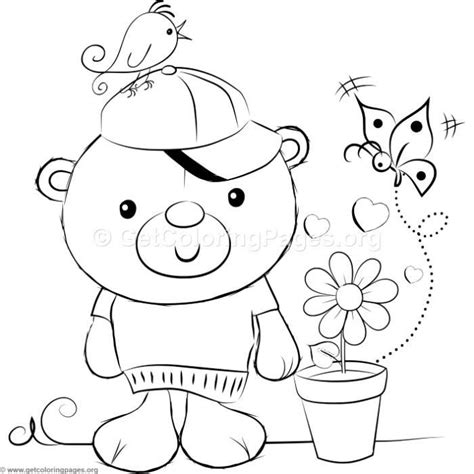 cute teddy bears  coloring pages desenhos  colorir desenhos