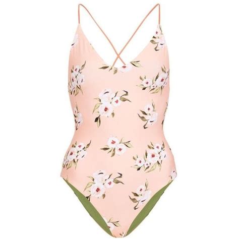 Womens Topshop Posie Reversible One Piece Swimsuit 3 650 Rub Liked