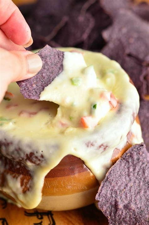 Homemade White Queso Dip Will Cook For Smiles