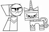 Unikitty Frown Booba Puppycorn Coloringpagesfortoddlers Cartoongoodies Lego sketch template