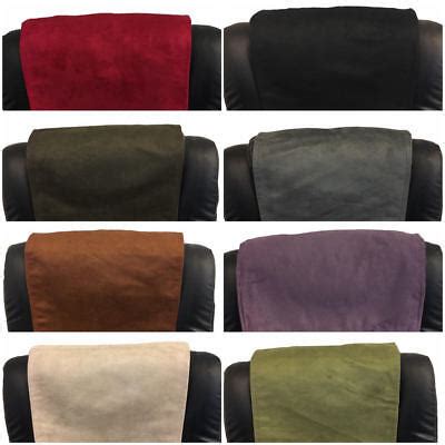 furniture recliner headrest couch suede leather sofa protector    ebay