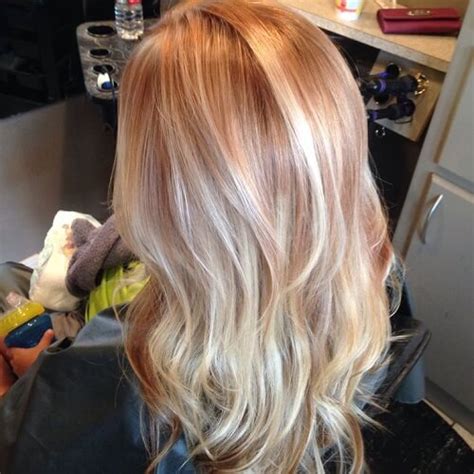 Strawberry Blonde With Blonde Highlights