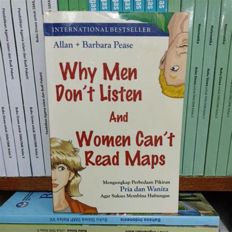 jual buku why men don t listen and women can t read maps allan dan