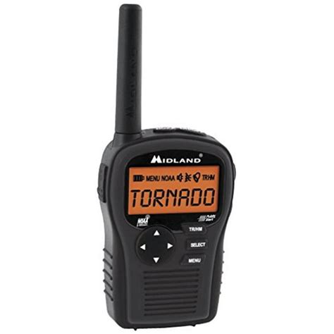 midland hhvp portable emergency weather radio   black