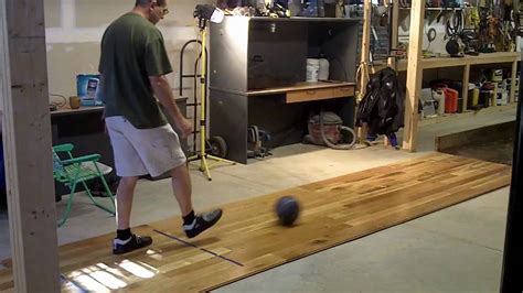 practice bowling at home basement bowling hit your mark