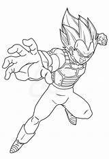 Dragon Ball Lineart Vegeta Ssjb Super Drawing Dbz Drawings Deviantart Goku Coloring Pages Line Anime Manga Saodvd Outline Sketch Draw sketch template