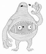 Fictional Monster Bogleech sketch template