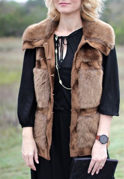 fur vest outfit ideas mom fabulous