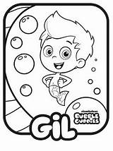 Bubble Guppies Gil Colorear Bubbleguppies Nickelodeon Oona Guppy Cartoni Bestcoloringpagesforkids Animados sketch template