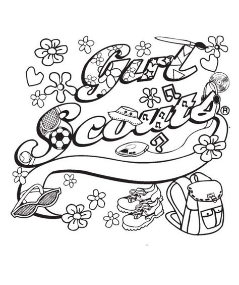girl scout cookies coloring pages   clip art