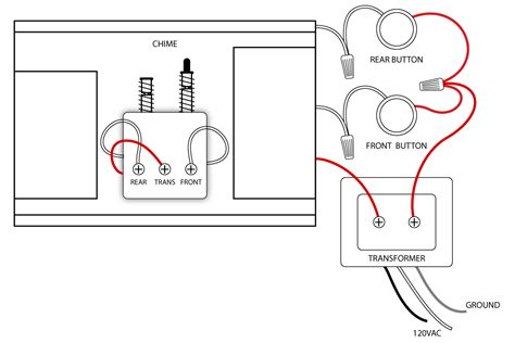 voltage transformer wiring  doorbell wiring diagram