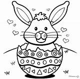 Easter Coloring Kids Color Print Pages sketch template