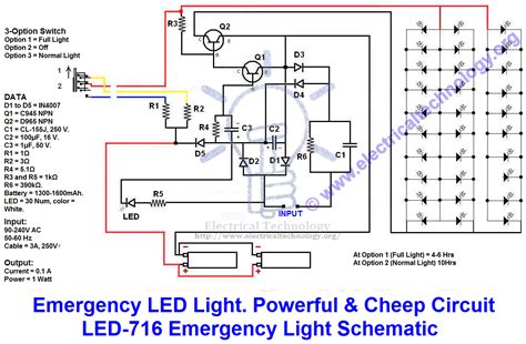 emergency led light circuit dp  rechargeable  leds led emergency lights emergency