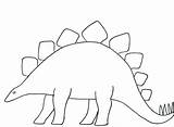 Dinosaur Template Coloring Outline Drawing Kids Printable Pages Dinosaurs Neck Long Paper Dino Shape Crafts Templates Blank Children Cut Shapes sketch template