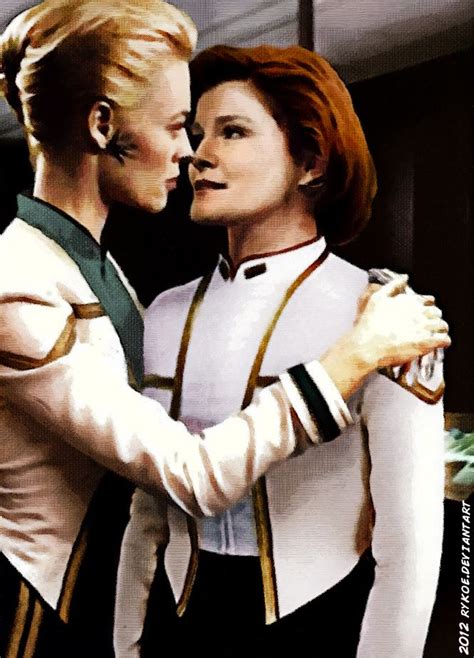 The Ensign And Her Admiral By Rykoe On Deviantart Star Trek Voyager