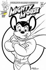 Mouse Mighty Coloring Pages Copy Cover Marques Getcolorings Color Dynamite sketch template