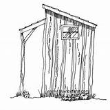 Clipart Hillbilly Outhouse Truck Clip Shacks Bluefoxfarm Cliparts Primitive Rustic Sketch Library Wikiclipart Copy Own Use Sheds Respect Please Artist sketch template