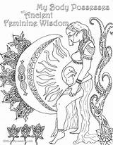 Coloring Birth Pregnancy Pages Affirmation Pregnant Printable Mermaid Affirmations Colouring Journal Unassisted Adults Mermaids Getcolorings Divyajanani Midwifery Natural sketch template