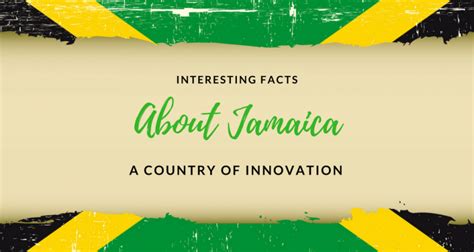 interesting facts about jamaica learn information about he island