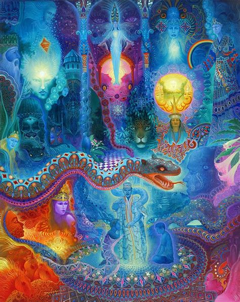 Dmt Art 40 Visionary Paintings Inspired By Dmt