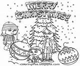 Christmas Coloring Pages Minions Merry Card Playing Cool Colouring Teens Cards Xmas Kids Happy Drawing Color Draw Minion Tree Winter sketch template