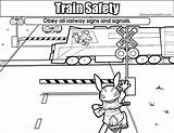 Safety Train Colouring Coloring Pages Resolution Medium sketch template