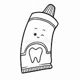 Dentifrice Toothpaste Tooth Pâte Vecteurs sketch template
