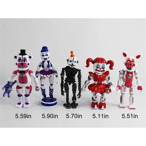 funtime version fnaf five nights at freddy s mini action figures toys