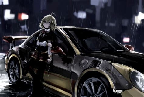 anime girl wallpaper car anime wallpaper hd