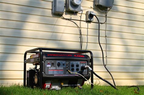 safely power  home   portable generator