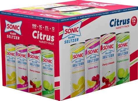 Variety Packs Sonic Hard Seltzer Citrus Variety Pack Bills