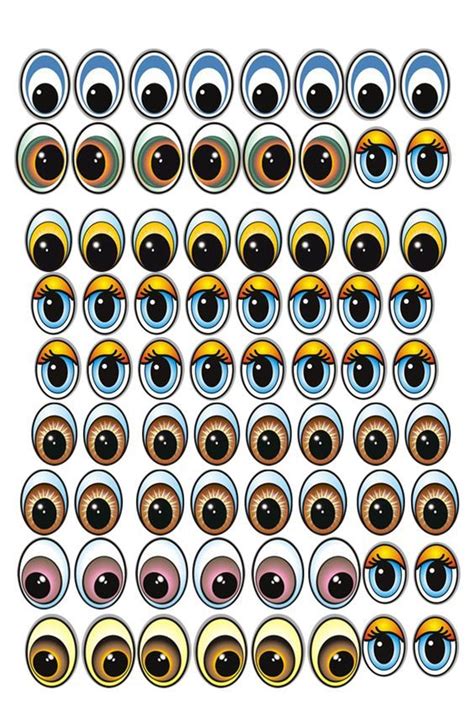 eye painting eye stickers cartoon eyes