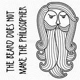 Beards Goatee sketch template