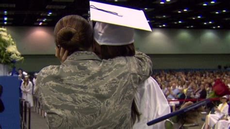 airman surprises her sister at graduation video