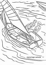 Segeln Malvorlage Ausmalbilder Malvorlagen Kostenlose Boote Schiffe Wassersport Ausmalen Großformat öffnen Wasser sketch template