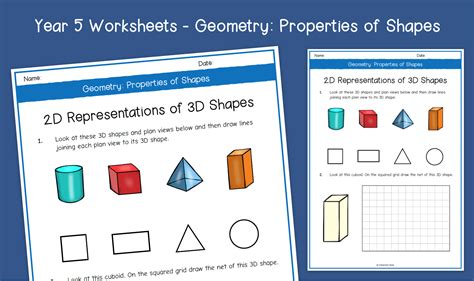 interactive  pages   shapes worksheets  class  worksheets