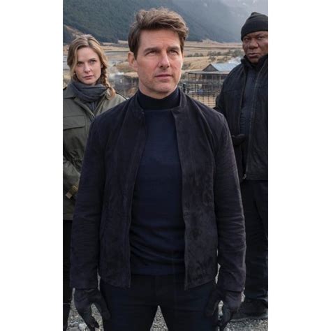 Mission Impossible 6 Tom Cruise Suede Leather Jacket