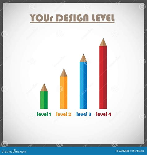 design level template stock vector illustration  template