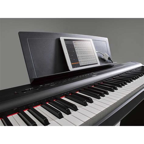 yamaha p digital piano black keysound